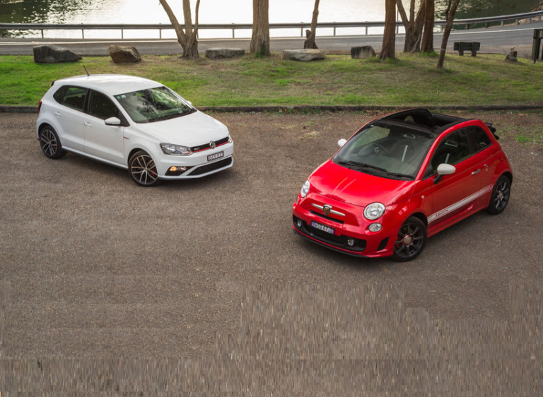 Abarth 595C v Volkswagen Polo GTI Comparison GearOpen