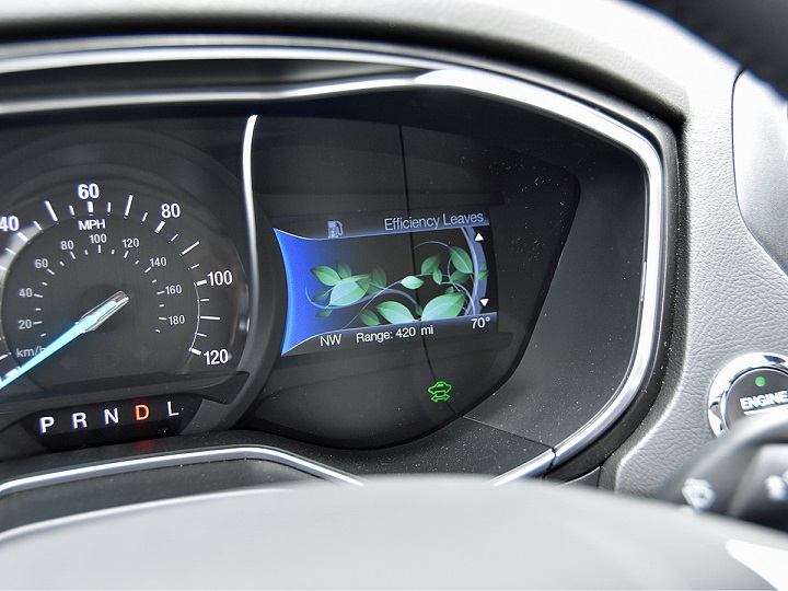 2017 Ford Fusion Hybrid Review Gearopen 2017 Ford Fusion Hybrid Anium Efficiency Leaves Gauge 720