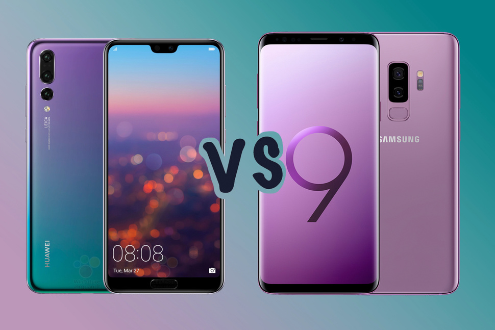 Compare samsung s9 and huawei p20