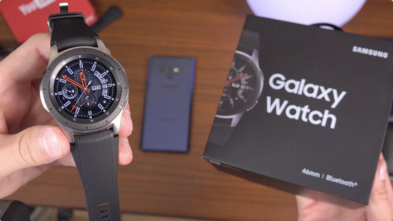 samsung galaxy watch unboxing 2018