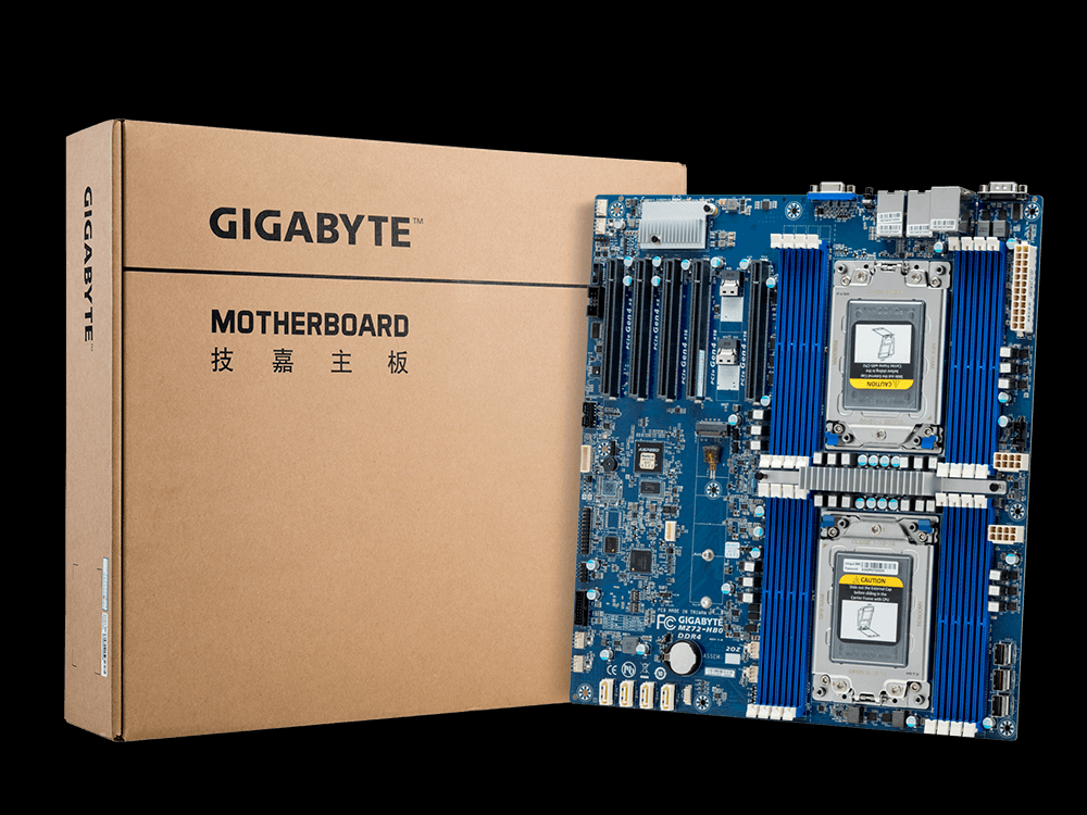 The Gigabyte Mz Hb Rev Motherboard Review Dual Socket Rd Gen Epyc Gearopen