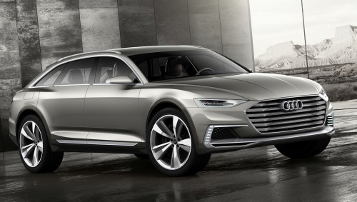 Audi Prologue allroad previews wireless hybrid charging