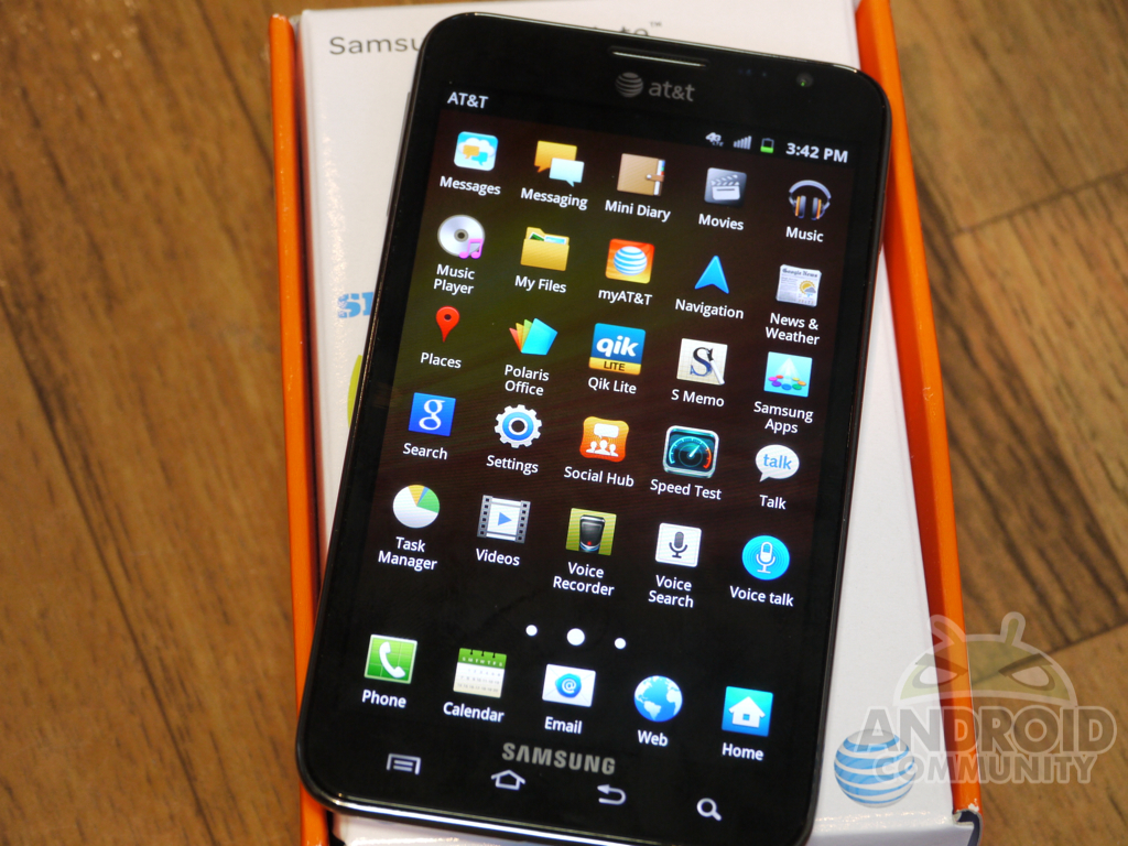 Galaxy Note for AT&T Review