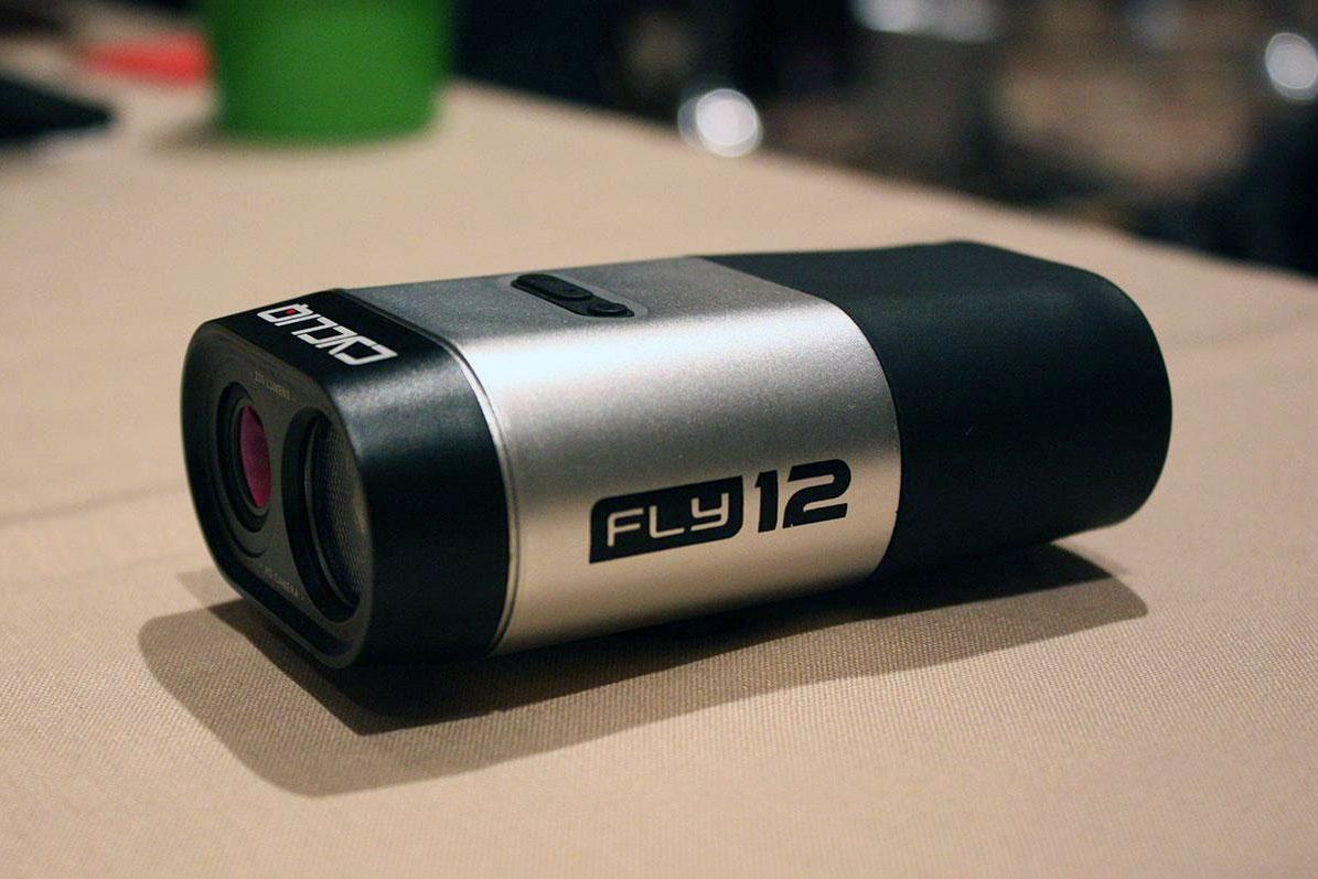 Fly12 camera doubles as bicycle headlight