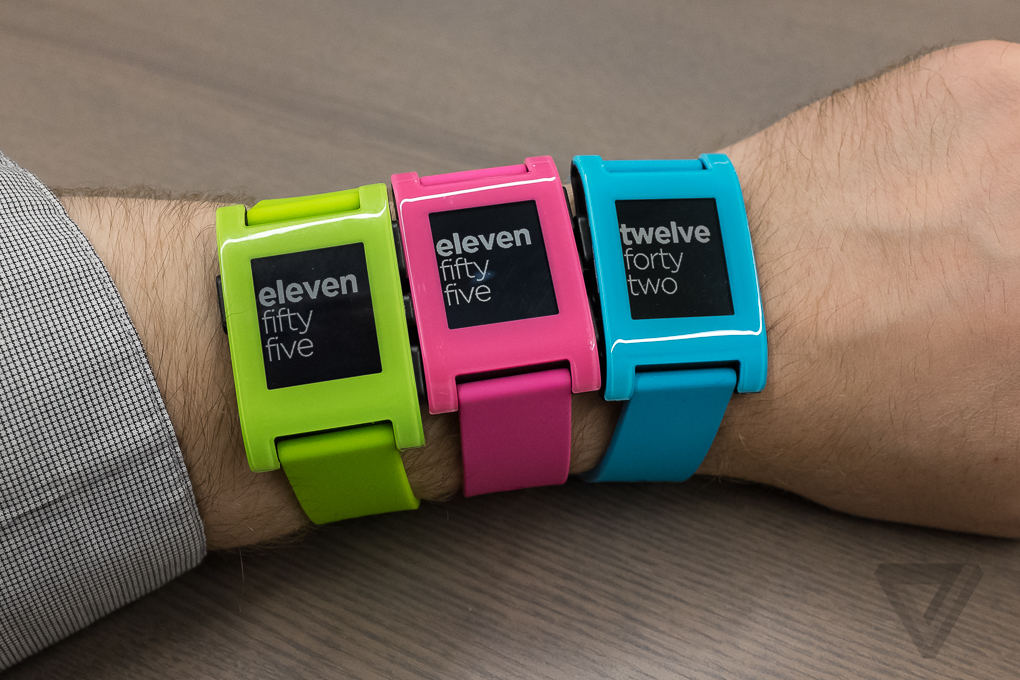 pebble color watch