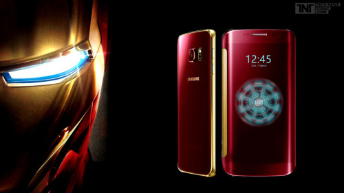 This is the Iron Man Galaxy S6 Edge