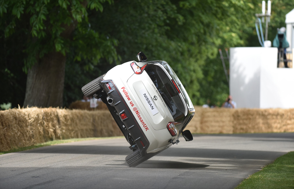 Nissan Juke Nismo RS sets 2 wheel mile-long driving record