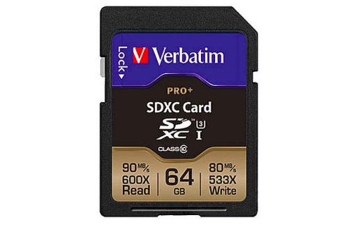 Verbatim reveals SD cards for action cams, 4k recording