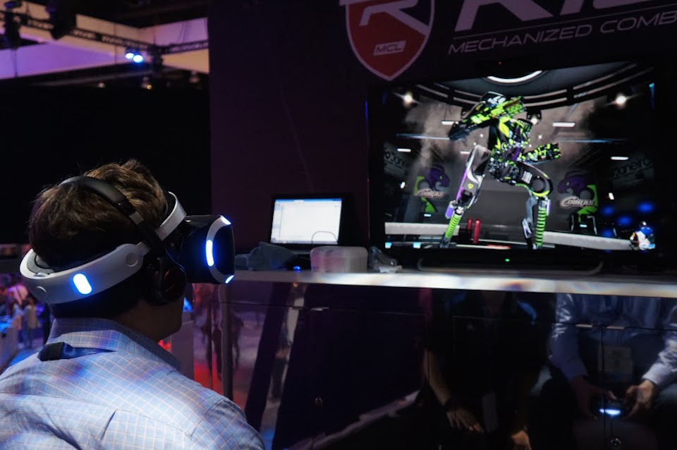 Morpheus mech game ‘Rigs’ uses color to make VR less overwhelming