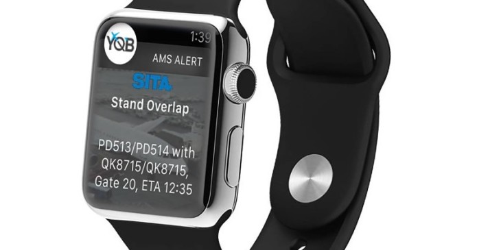 Apple Watch takes a prominent role in Quebec airport