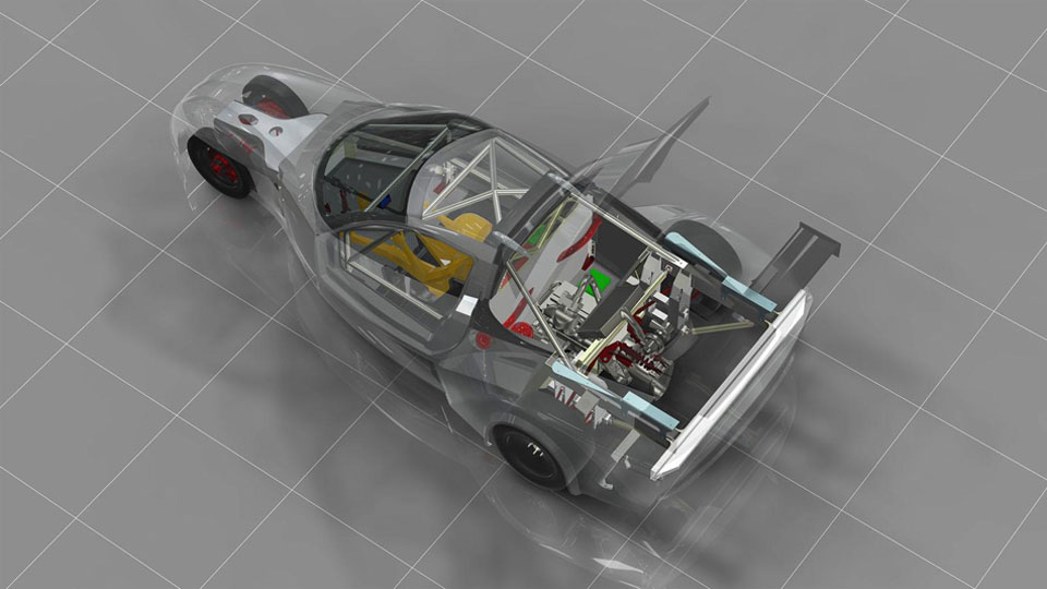 Panoz wants an all-electric, arrow-shaped car racing at Le Mans