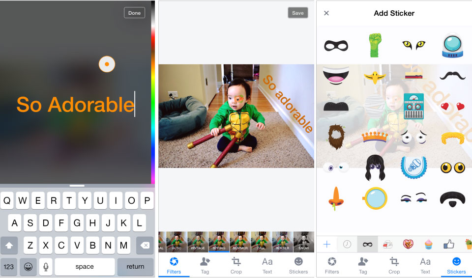 Facebook wants to give your photo uploads a Snapchat-like flair