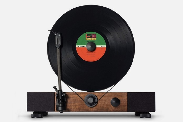 With A Vertical Platter, The Floating Record Makes Playing Vinyl An Entirely New Experience