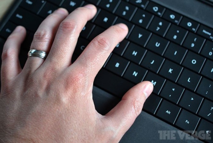 Watch Synaptics' touch-sensitive space bar in action