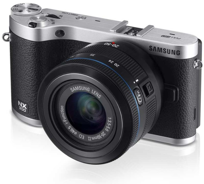 Samsung NX300 aims to be prettier, faster, and better connected