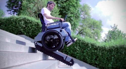 Scalevo Wheelchair Can Climb Up And Down The Stairs