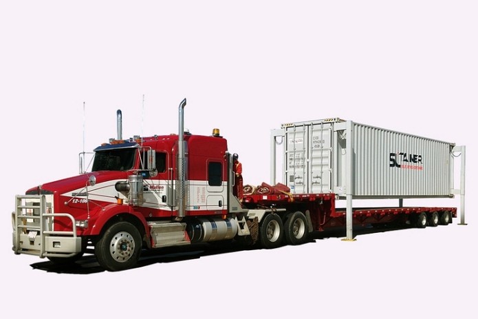 SL-Tainer Is A Shipping Container That Can Dock Onto Trucks All On Its Own