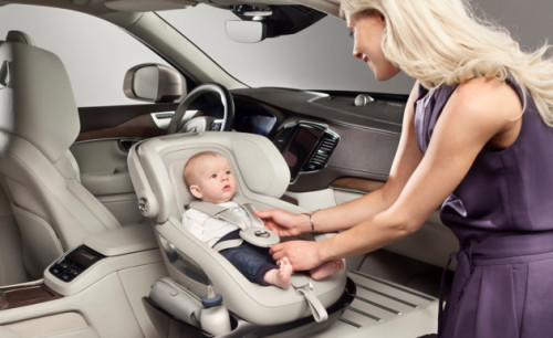 Volvo unveils nifty child-seat concept