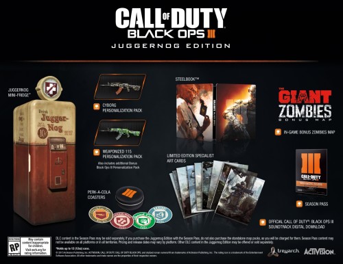 Call Of Duty: Black Ops III collector’s edition comes with a free fridge