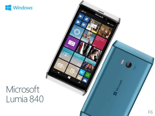 Microsoft Lumia 840 render with detailed specs