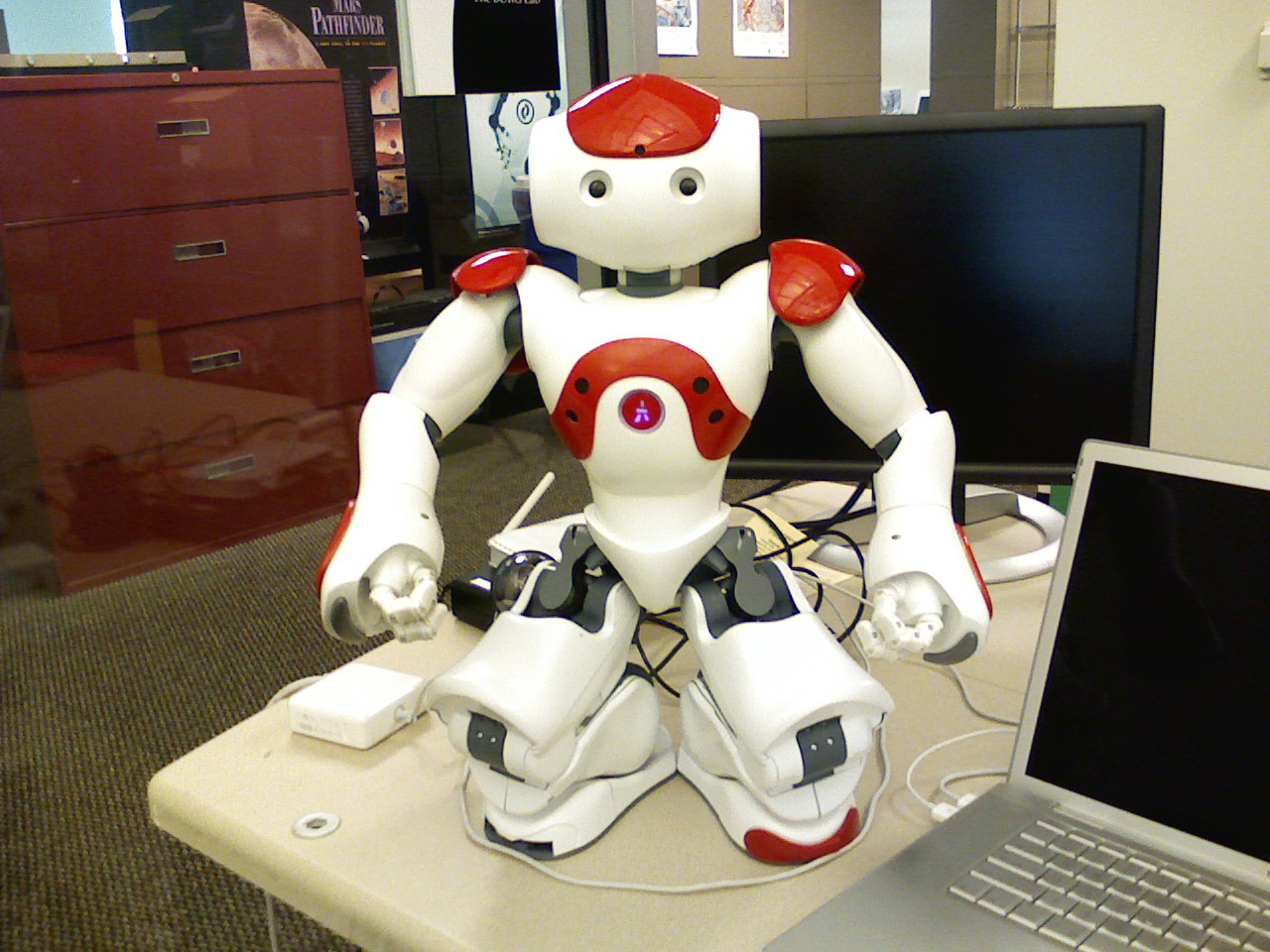 NAO robot becomes self-aware very briefly
