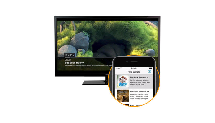 Amazon's Fling is its version of AirPlay and Google Cast