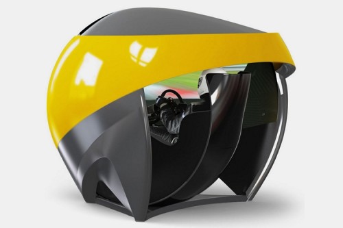 TL3 Racing Simulator Has A 200-Degree Wraparound Display