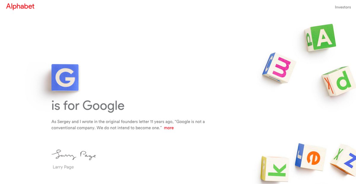 Google gets an overhaul and a new CEO: Sundar Pichai