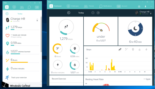 Fitbit Universal Windows app for Windows 10 supports all your devices