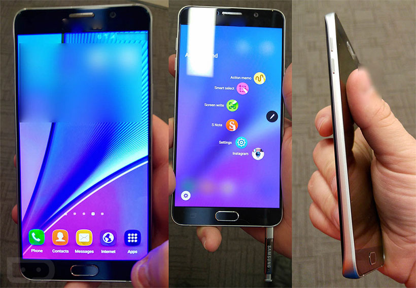 Galaxy Note 5 detail run-down released: every single photo
