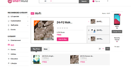 LG now has a Hi-Fi music service for premium smartphones