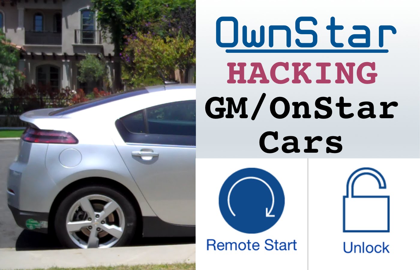 Hacked cars. ONSTAR. Car Hacking.