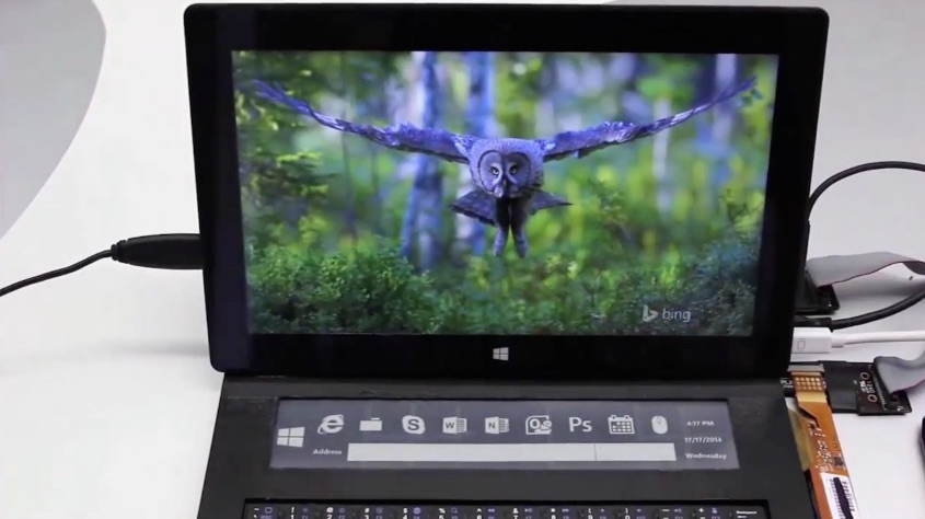 Microsoft DisplayCover gives Surface an epaper touchscreen