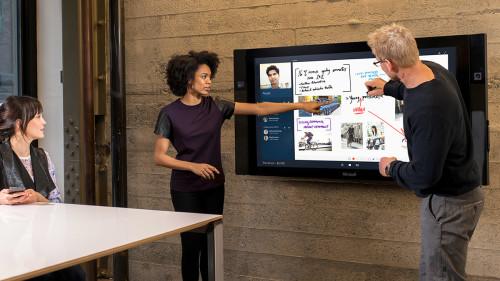 Microsoft’s Surface Hub collaborationa tool delayed until 2016