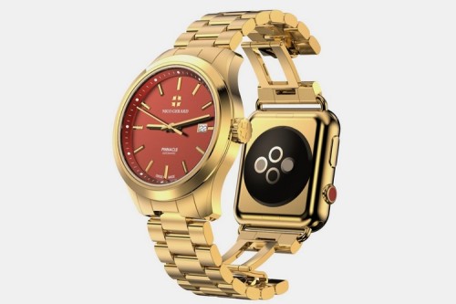 Nico Gerard Made A Luxury Analog Watch With An Apple Watch Attached To It