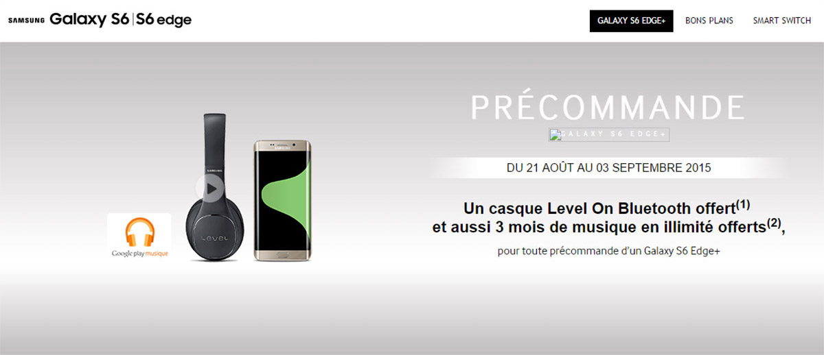 Leak shows Galaxy S6 Edge+ preorders start August 21