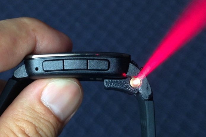Slazer Arms Your Pebble Time With A Wrist-Mounted Laser