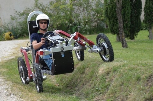 Swincar ATV Uses Spider-Like Suspension And Tilting Wheels To Handle The Most Insane Terrains