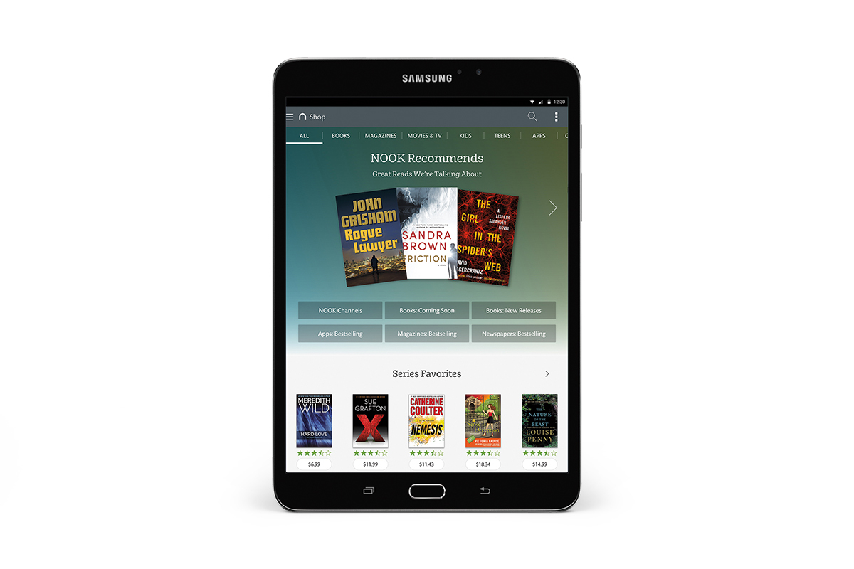 Samsung Galaxy Tab S2 NOOK revealed