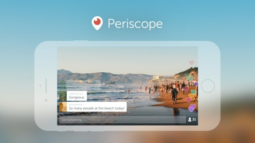 Periscope updated with landscape viewing and broadcasting