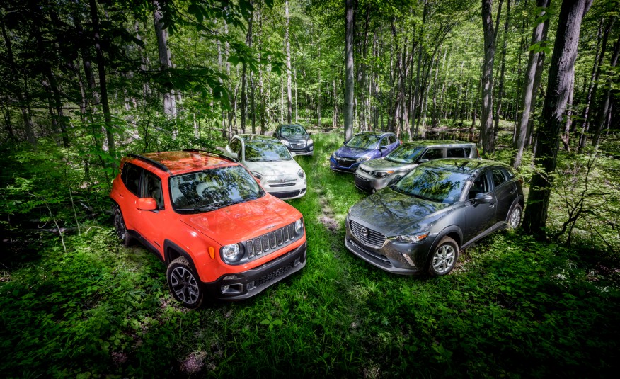 Mazda CX-3 AWD vs. Fiat 500X AWD, Honda HR-V AWD, Jeep Renegade 4×4, Chevrolet Trax AWD, Kia Soul – Comparison Tests