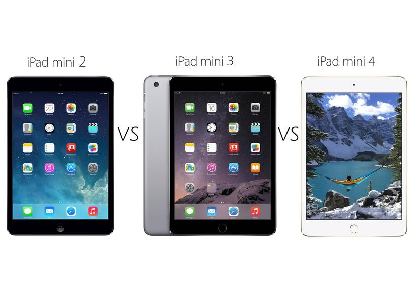 IPad Mini 2 Vs IPad Mini 3 Vs IPad Mini 4 Comparison What s The 