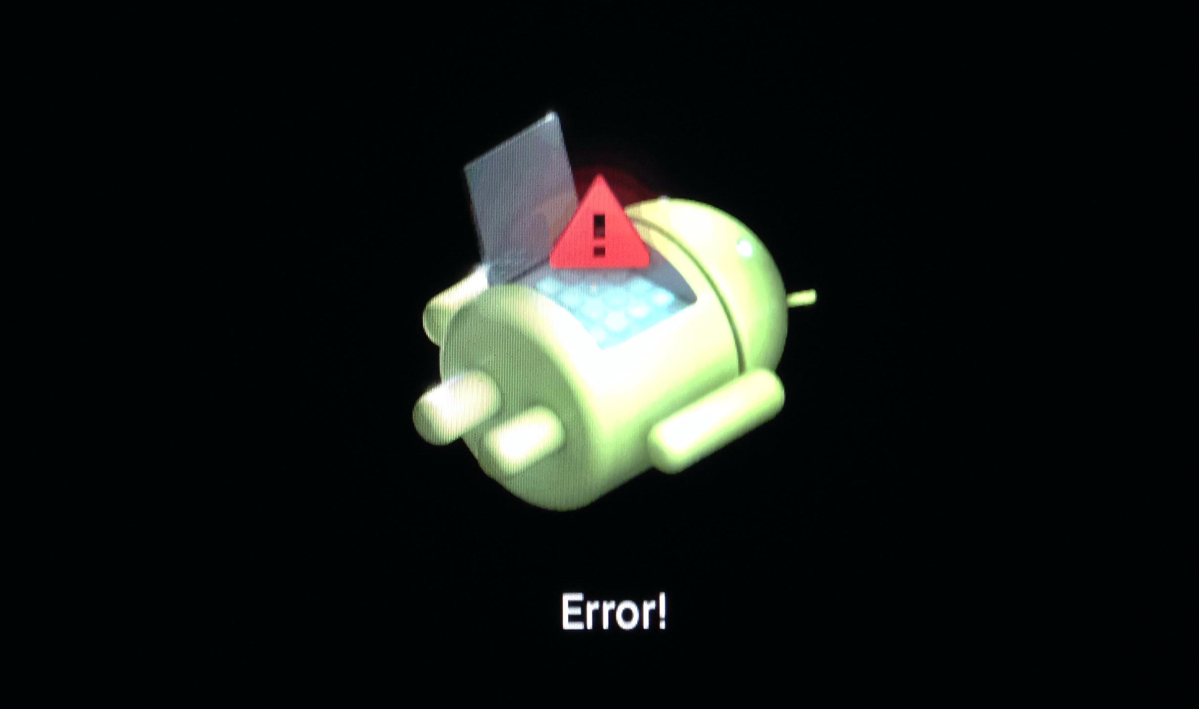 error on echofon android