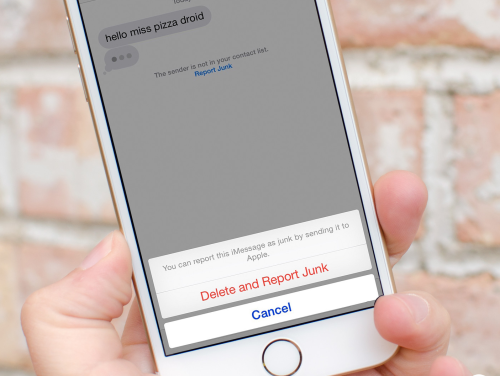 How to filter, report iMessages as spam on iOS 8.3