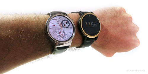 Moto 360 (2015) vs Huawei Watch hands-on: so similar, so shiny