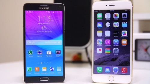 iPhone 6s vs Note 5 vs iPhone 6 hands-on camera test