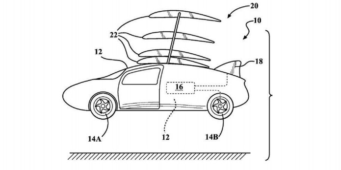 Toyota patent app highlights flying car dreams