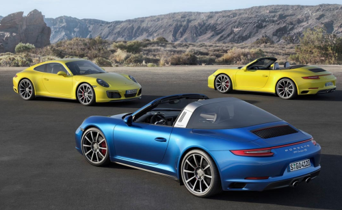 Porsche 911 Carrera 4 and Targa 4 models debut with turbo engines