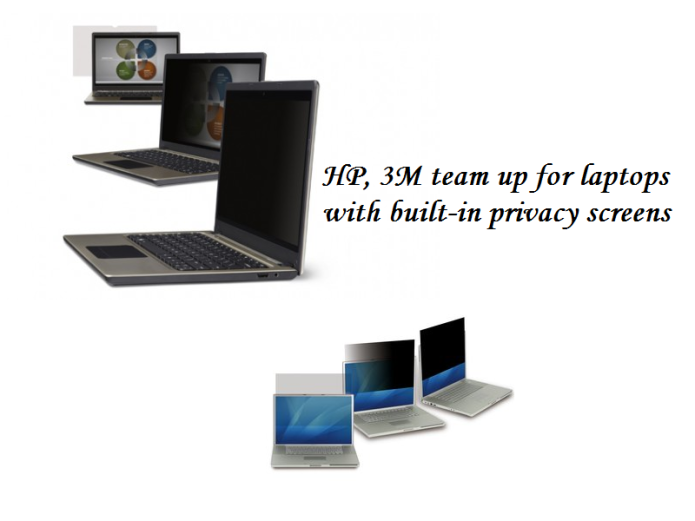 HP, 3M team up for laptops with built-in privacy screens