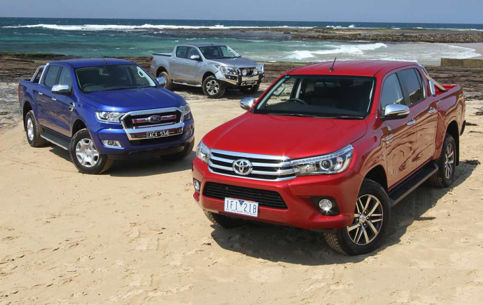 2015 Toyota HiLux, Ford Ranger and Mazda BT-50 review